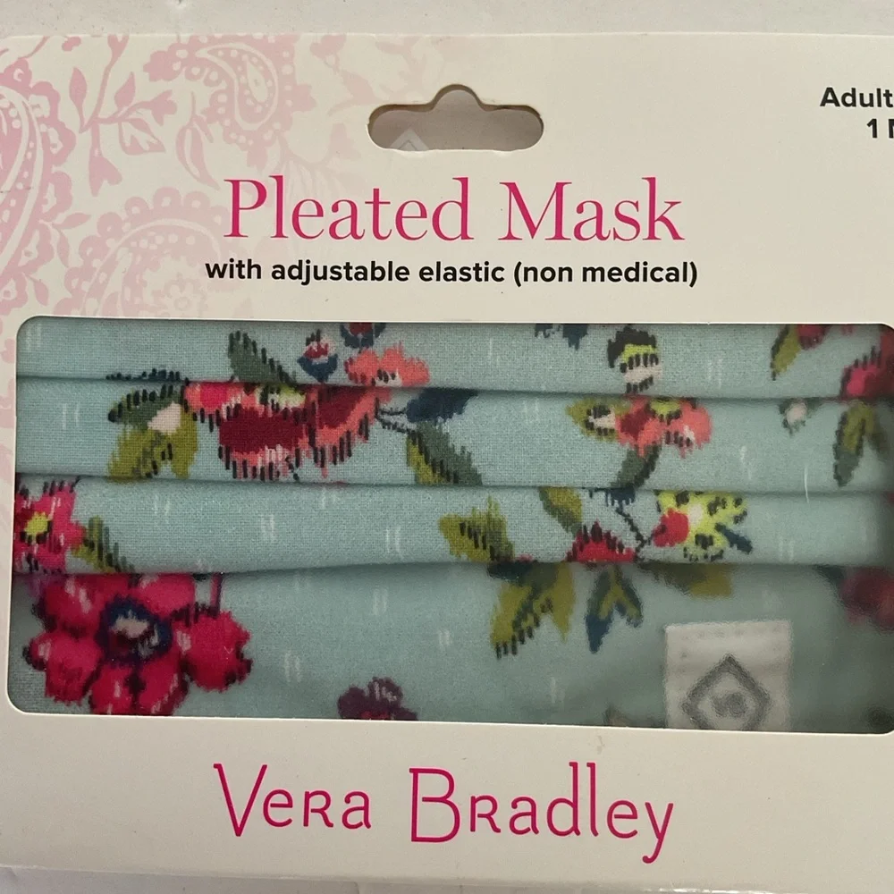 Vera Bradley NWT cotton face mask. OSFA